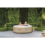 Spa gonflable INTEX - Sahara - 196 x 71 cm - 4 places - Rond - 28426FR + Lumiere d'ambiance LED