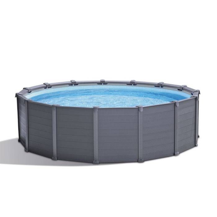 Kit Piscine Graphite 4,78 x 1,24 m - Intex