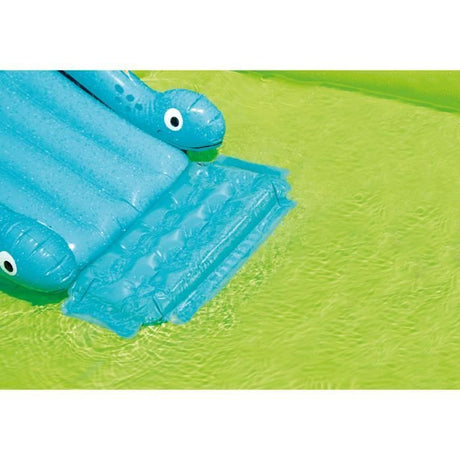 Aire de jeux gonflable - INTEX - Petit Dino - 143 Litres - 2 ans+ - 191 x 152 x 58 cm - Inclus : toboggan, fontaine, dino gonflable