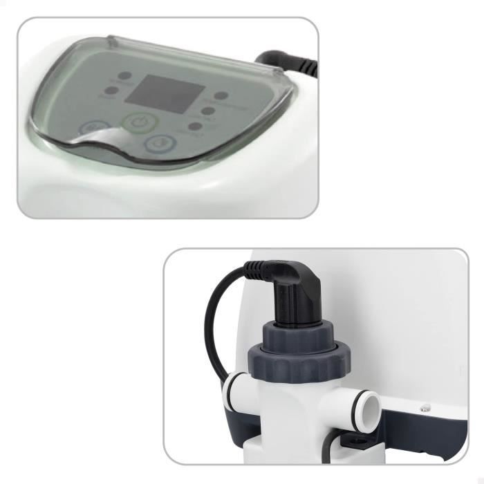 Intex - 26662 - Stérilisateur au sel QS200 pour piscine jusqu'a 8 m3
