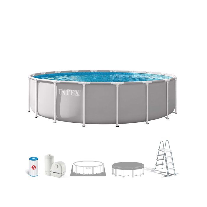 Kit Piscine hors sol tubulaire INTEX - Pris Frame - 549 x 122 cm - Ronde - 26732ND