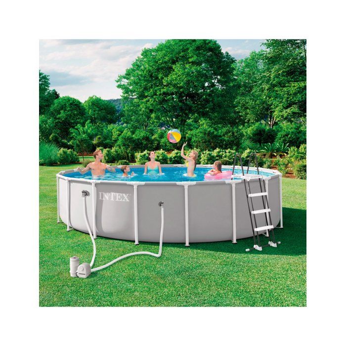 Kit Piscine hors sol tubulaire INTEX - Pris Frame - 549 x 122 cm - Ronde - 26732ND