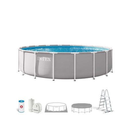 Kit Piscine hors sol tubulaire INTEX - Pris Frame - 549 x 122 cm - Ronde - 26732ND