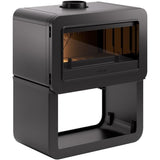 Poele a bois - INVICTA Wilson sur banc - 8 KW - Fonte - B˚ches 55 cm