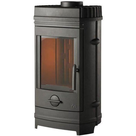 Poele a bois INVICTA Chatel - Puissance optimale: 8 kW  - Max: 12 kW- Bűches 34 cm max - Fonte - Fabriqué en France - Ecodesign