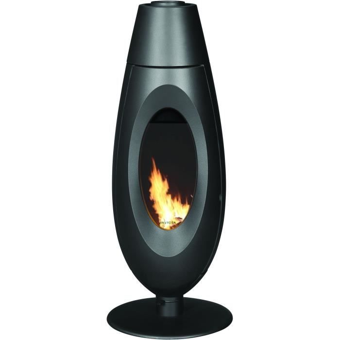 Poele a bois - INVICTA Ovatio - 5 KW - bűches 32 cm