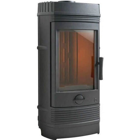 Poele a bois INVICTA Gomont - Puissance optimale: 12 kW - Max: 18 kW - Bűches 45 cm max - Fonte - Fabriqué en France - Ecodesign