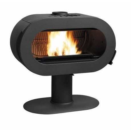 Poele a bois - INVICTA - Fifty plus pied - 10 KW - En fonte - Bűches 60 cm
