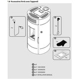Poele a granulés - INVICTA - Lodi 6 - Etanche - SDC WIFI - Noir