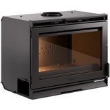 Insert de cheminÈe - INVICTA Ethera Turbo - Fonte - 8 KW -  B˚ches 58 cm