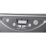 Poele a pétrole électronique INVERTER 3018 - 3000W - Thermostat - Allumage piezoélectrique - Acier noir
