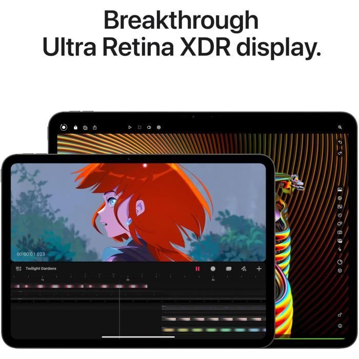 Apple - iPad Pro (2024) - 11 - WiFi + Cellulaire - 2 To - Argent Nano-texturÈ