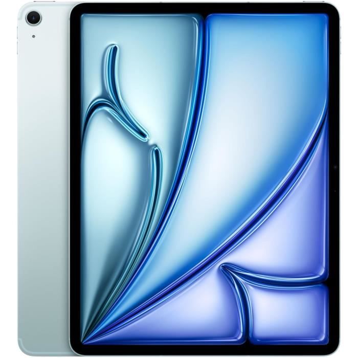 Apple - iPad Air (2024) - 13 - WiFi + Cellulaire - 128 Go - Bleu