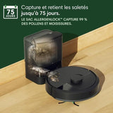 iRobot Roomba 105 Combo+Autoempty Dock - Robot Aspirateur Laveur 2en1 - Aspiration de 7KPa - Navigation LiDAR