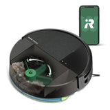 Aspirateur Robot Laveur - IROBOT Roomba 205 Combo Compactor - 3h - 7000 Pa - 1820 ml - Noir