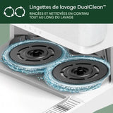 iRobot Roomba Plus 505 Combo + AutoWash - Base Multifonction - Lavage et séchage a l'air Chaud des lingettes - PrecisionVision IA