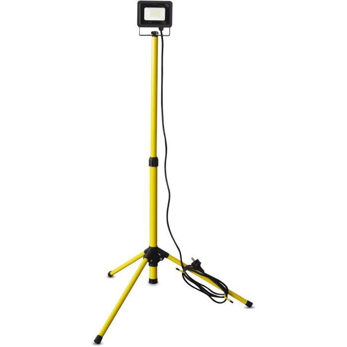 Projecteur Led sur trepied - I-Watts - I-SP1T-201800 - 20 W - 1800 lumens - Hauteur max 132cm