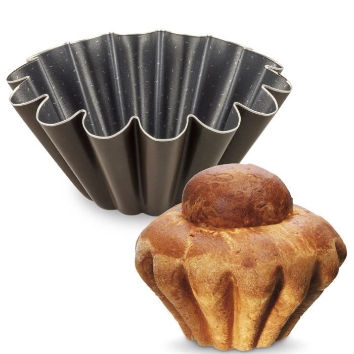 TEFAL Success Moule a brioche 23 cm, Revetement antiadhésif, Fabriqué en France, Tabac J1606602