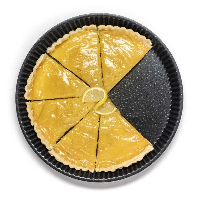 TEFAL Success Moule a tarte 27 cm, Revetement antiadhÈsif, FabriquÈ en France, Tabac J1608302