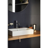 Vasque a poser rectangulaire- JACOB DELAFON - Sully - 50 x 40 cm - Céramique - Durable - Finition blanc brillant