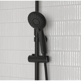 Douchette ronde - JACOB DELAFON - Juliette - Ø 10,5 cm - 3 jets - Anticalcaire - Finition noir mat