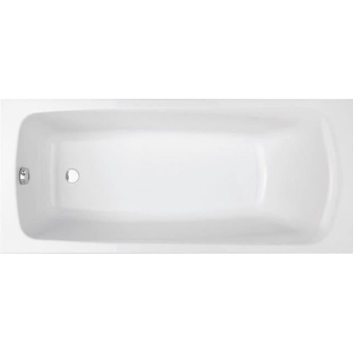 Baignoire rectangulaire Brive 170x75 cm Blanche Jacob Delafon E6115-00