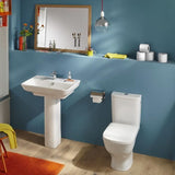 JACOB DELAFON Pack WC au sol sans Bride Struktura E76003-00 3/6L, Blanc