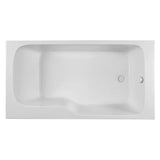 Baignoire rectangulaire Bain-douche Malice 160 x85 cm Blanche Jacob Delafon E6D146R-00