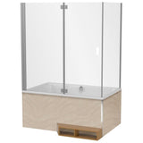 Baignoire rectangulaire bain-douche Jacob Delafon Capsule 140 x 90 cm Blanche