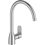 Mitigeur de cuisine - Chrome - Col de cygne avec bec pivotant 360° - Économie d'eau - JACOB DELAFON - MARIE