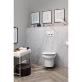 JACOB DELAFON Pack WC suspendu sans bride Elite, abattant extraplat fermeture douce, Blanc, EDX112-00