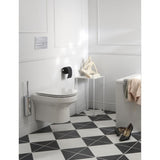 JACOB DELAFON Pack WC suspendu sans bride Elite, abattant extraplat fermeture douce, Blanc, EDX112-00