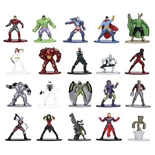 Marvel Figurines - SIMBA.DICKIE.GROUP - Box of 20 - Metal - 4cm