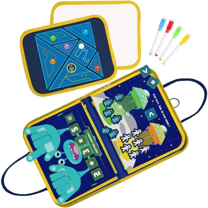 Pochette d'Activitées Espace - Montessori - JADE - Jeu Educatif - Voyage - Sensoriel - Jeu Pour Enfant - Design Français