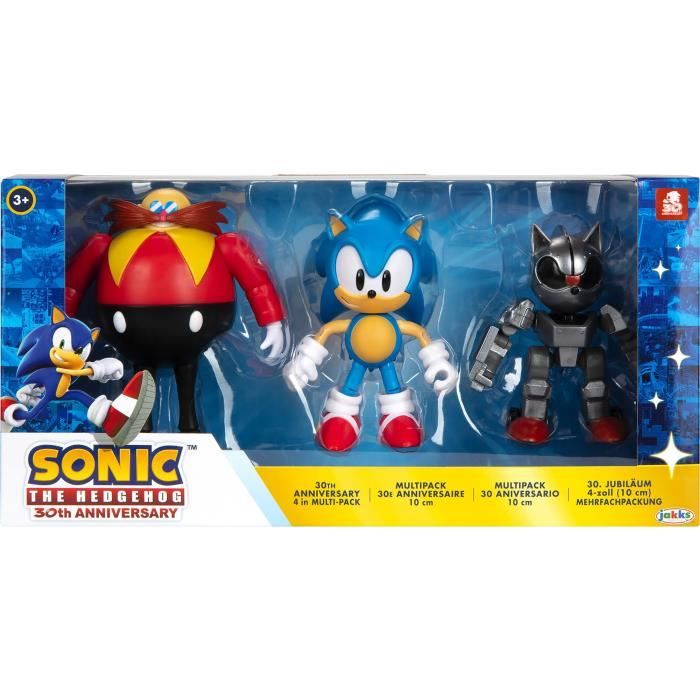 SONIC 3-figure box set - 10 cm - JAKKS