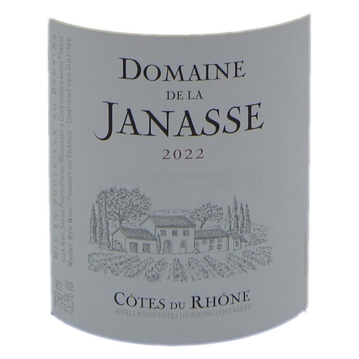 Domaine de la Janasse 2022 Côtes du Rhône - Vin rouge de la Vallée du Rhône