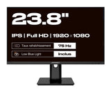 Ecran PC - JAPANNEXT - 23,8 - FHD - 60Hz - Dalle IPS - 14ms - Ajustable en hauteur - JN-IPS2382FHDR-HSP