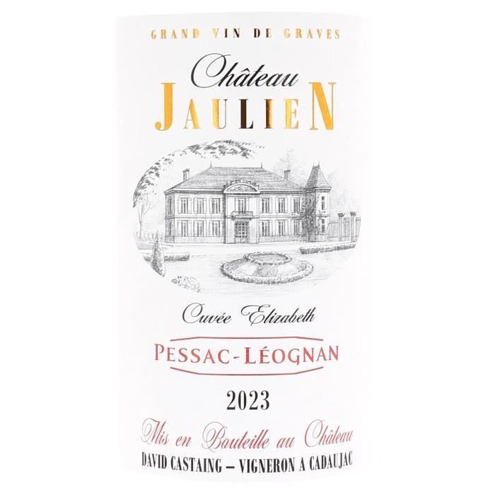 Château Jaulien Cuvée Elizabeth 2023 Pessac Léognan - Vin rouge de Bordeaux