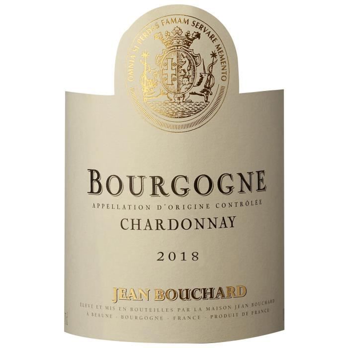 Jean Bouchard 2022 Bourgogne Chardonnay - Vin blanc de Bourgogne - Bio