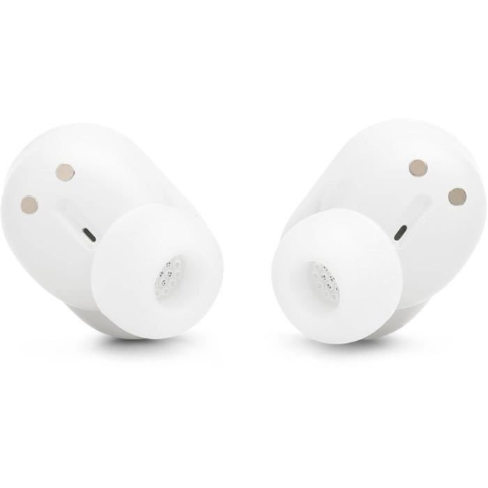 Écouteurs sans fil avec réduction de bruit - JBL - Tune Buds 2 - Blanc
