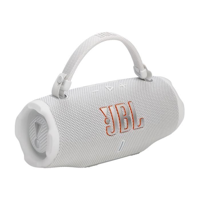 Enceinte portable bluetooth - JBL Charge 6 - Blanc - Etanche et résistante aux chutes
