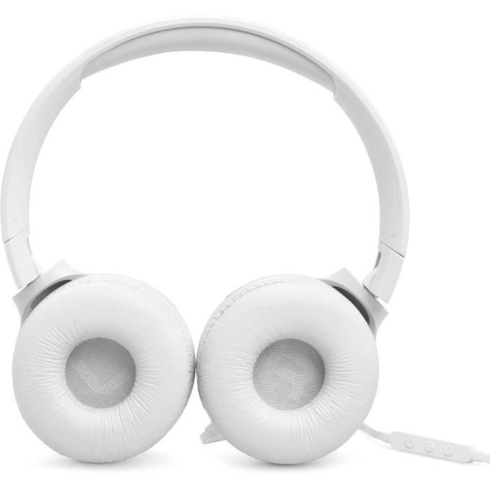 Casque filaire - JBL Tune 520 C - USB-C - Hi-Res audio - Blanc