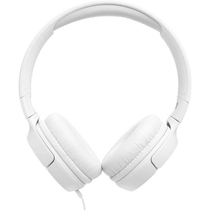 Casque filaire - JBL Tune 520 C - USB-C - Hi-Res audio - Blanc