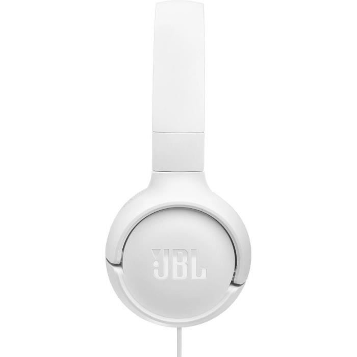 Casque filaire - JBL Tune 520 C - USB-C - Hi-Res audio - Blanc