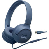 Casque filaire - JBL Tune 520 C - USB-C - Hi-Res audio - Bleu