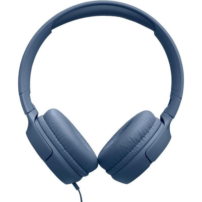 Casque filaire - JBL Tune 520 C - USB-C - Hi-Res audio - Bleu