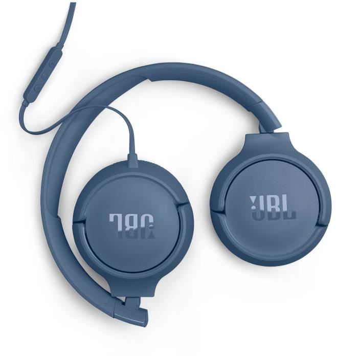 Casque filaire - JBL Tune 520 C - USB-C - Hi-Res audio - Bleu