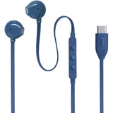 Ecouteurs filaires JBL Tune 305C - USB-C - Prise en charge Hi-Res - Bleu