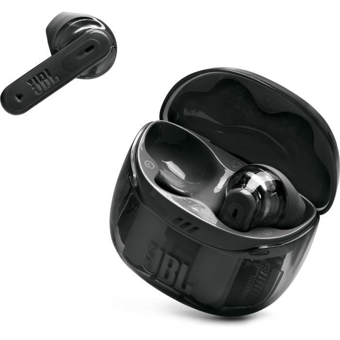 Écouteurs sans fil avec réduction de bruit - JBL - Tune Flex 2 - Ghost Noir