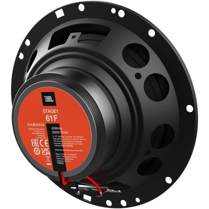 Haut-parleurs de voiture - JBL - STAGE1 61F - 6,5 pouces, Coaxial, 2 voies